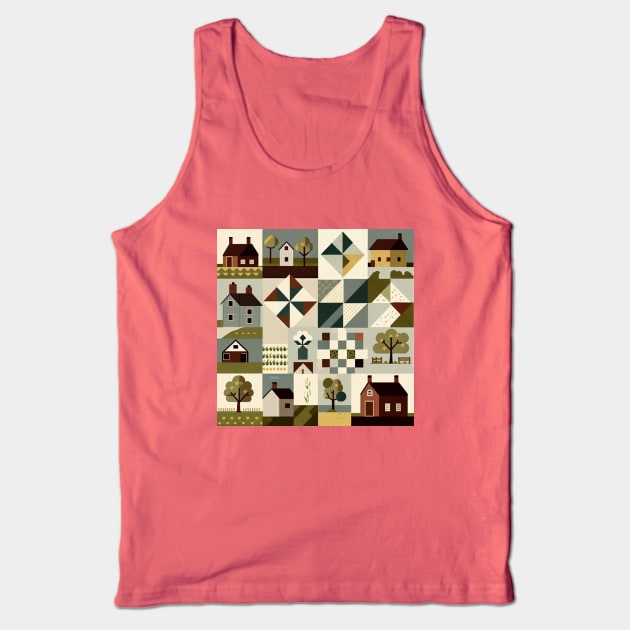 Countryside Quilt Tank Top by Star Scrunch